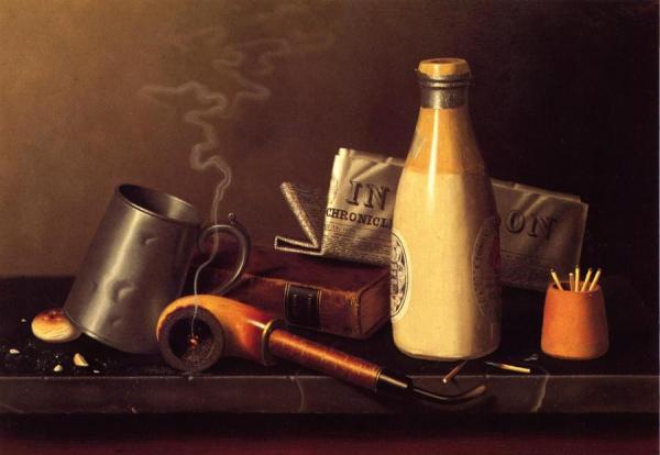 Materials For A Leisure Hour by William Michael Harnett