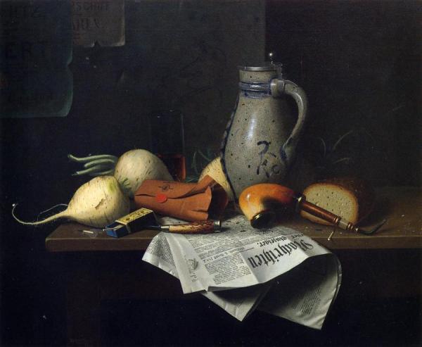Munich Still Life by William Michael Harnett