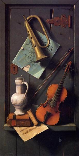 Old Models by William Michael Harnett