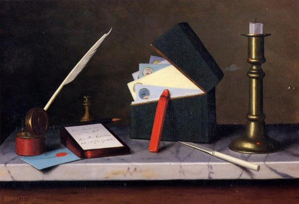 Secretary's Table by William Michael Harnett