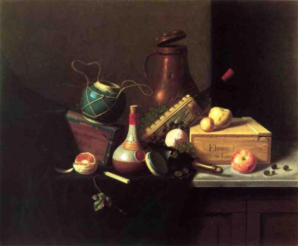 Still Life: Box Of Havana Cigars by William Michael Harnett Oil Painting Reproductions