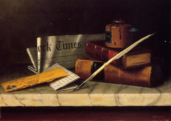 Still Life With Letter To Thomas B. Clarke by William Michael Harnett