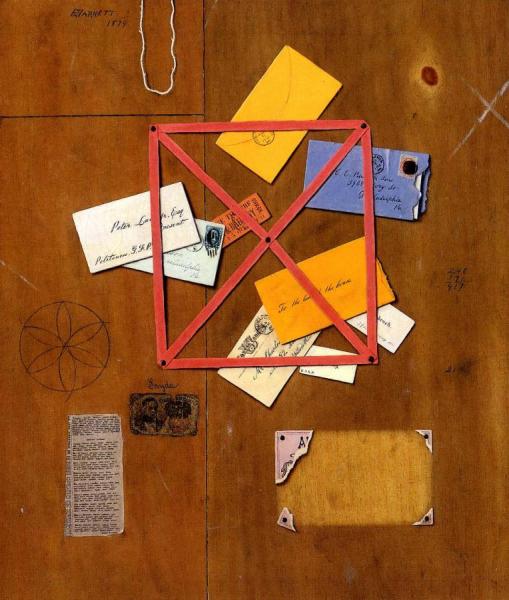The Artist's Letter Rack by William Michael Harnett