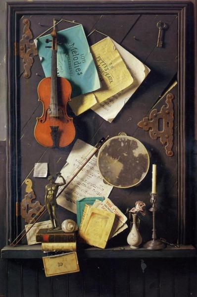 The Old Cupboard Door by William Michael Harnett Oil Painting Reproductions