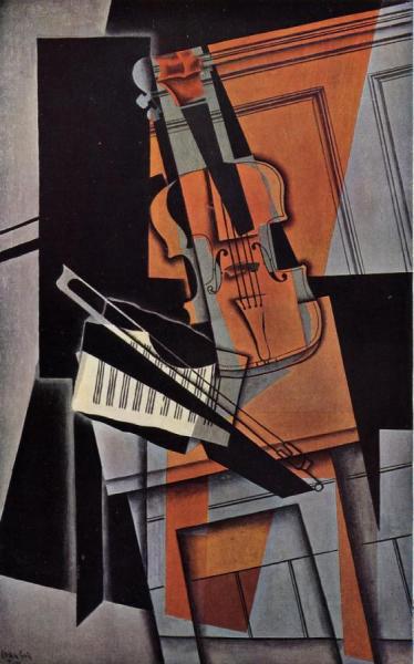 The Violin by William Michael Harnett
