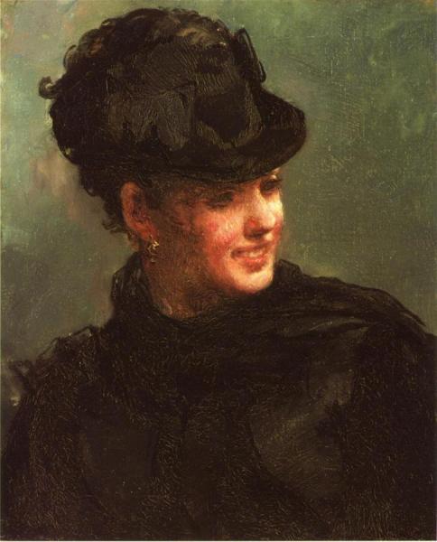 William Morris Hunt Portrait Of Emily Tuckerman