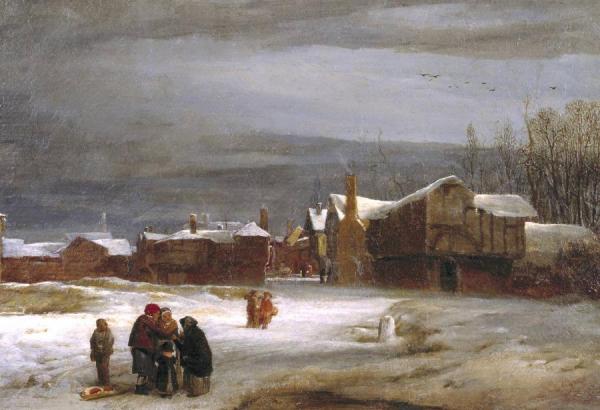 William Mulready A Snow Scene