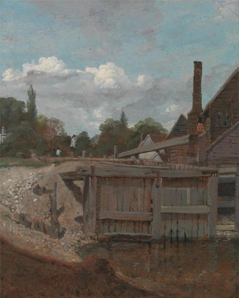 Lock Gate by William Mulready Oil Painting Reproductions