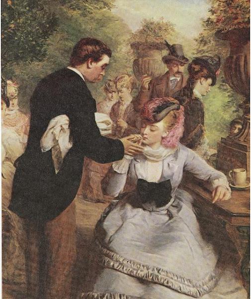 At Homberg by William Powell Frith Oil Painting Reproductions