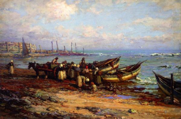 Collecting The Catch by William Pratt