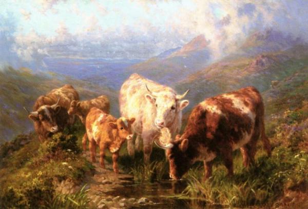 Cattle Watering by William R. C. Watson