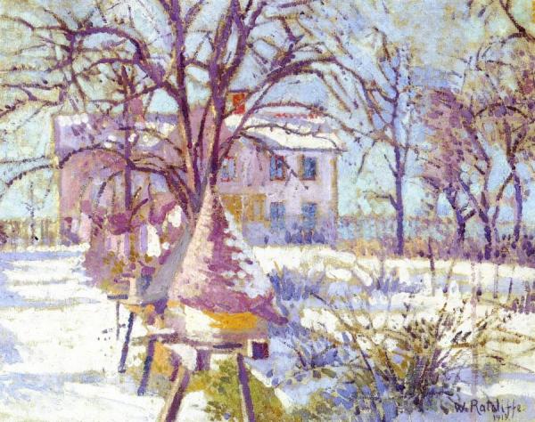 Behives In The Snow, Sweden by William Ratcliffe