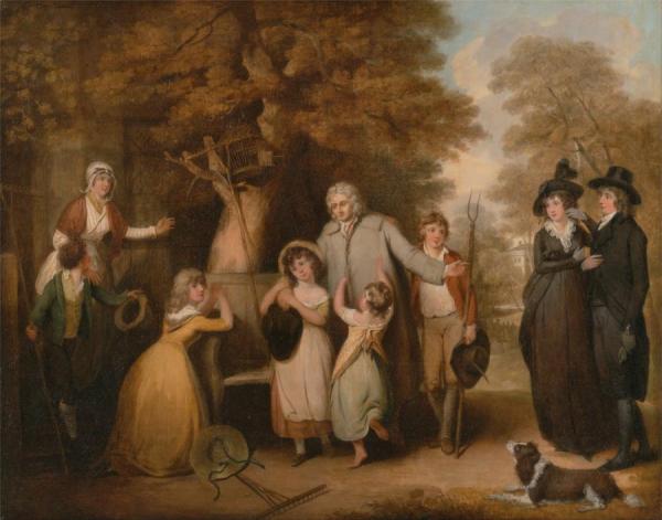 The Benevolent Heir Or The Tenant Restored To His Family by William Redmore Bigg