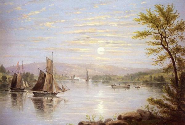 William Rickarby Miller Sunrise On Lake Champlain