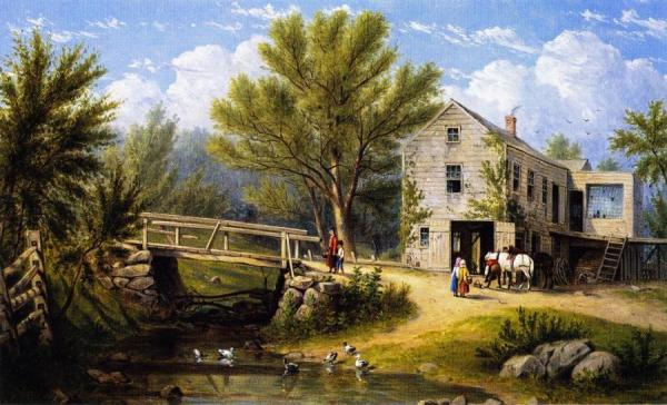 The Blacksmith's Shop by William Rickarby Miller