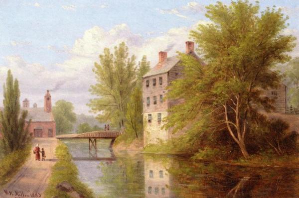 The Old Mill by William Rickarby Miller Oil Painting Reproductions