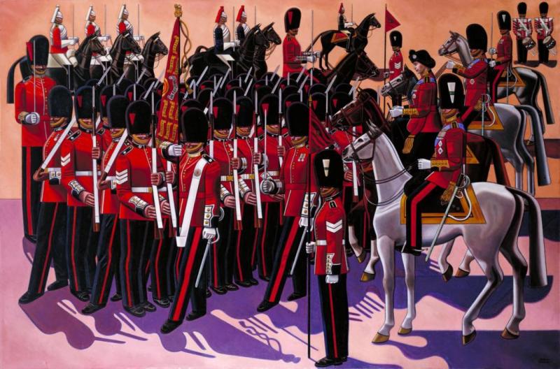 Trooping The Colour, 1958-9 by William Roberts