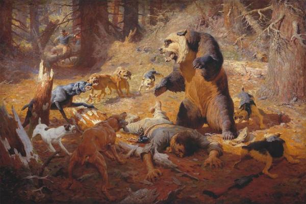 A Close Call by William Robinson Leigh