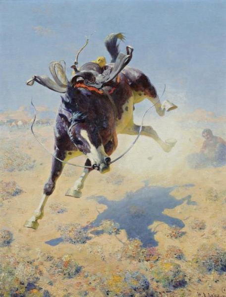 A Fighting Cyclone by William Robinson Leigh