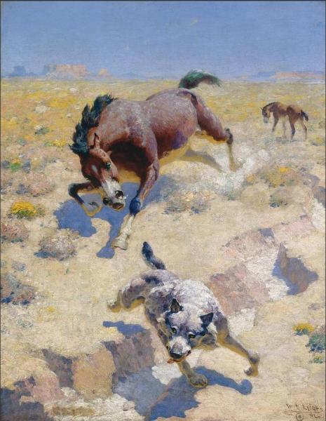 Female Of The Species by William Robinson Leigh Oil Painting Reproductions