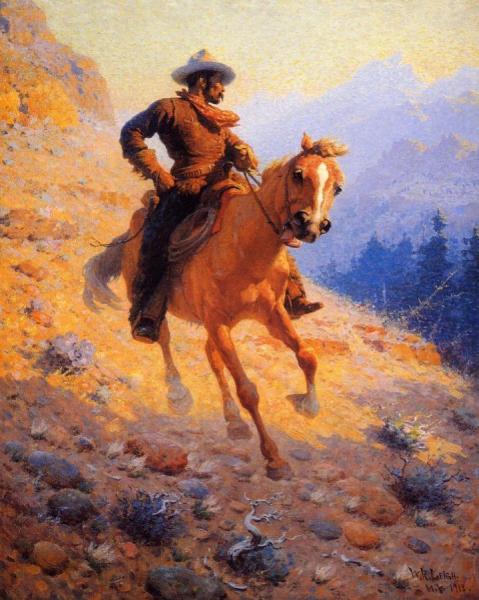 Looking For Strays by William Robinson Leigh