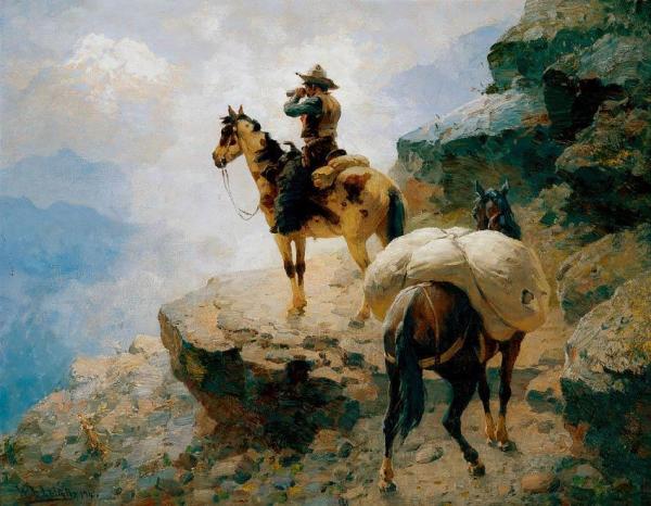 Looking For The Sheep by William Robinson Leigh