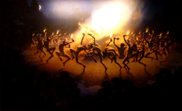 William Robinson Leigh Navajo Fire Dance