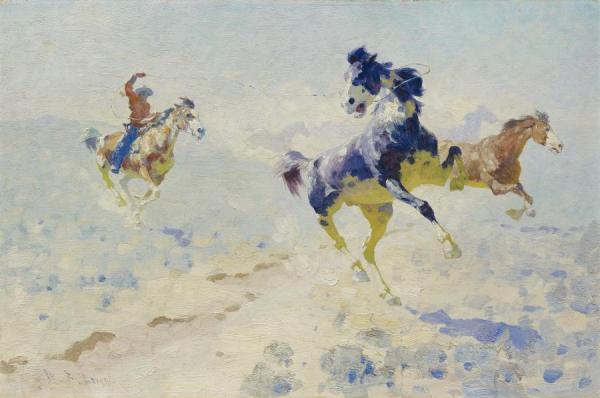 Pickin' A Good One by William Robinson Leigh