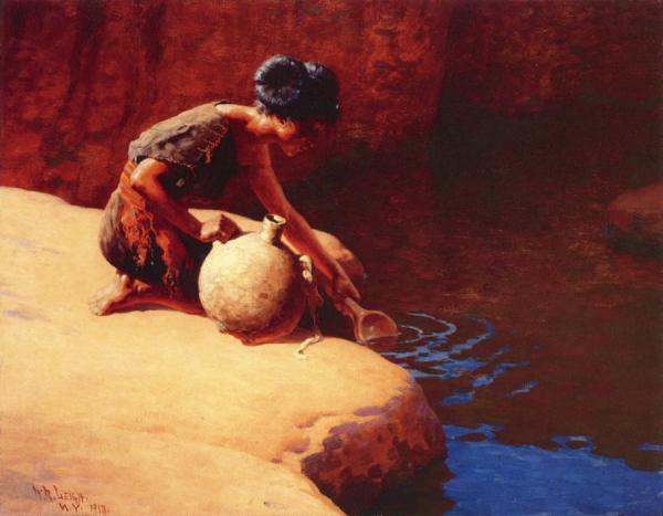 William Robinson Leigh Pool At Oraibi