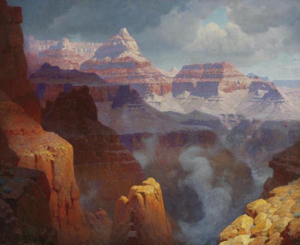 Temple Of The Indian Gods by William Robinson Leigh