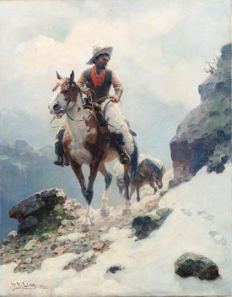 The Bear Tracker by William Robinson Leigh