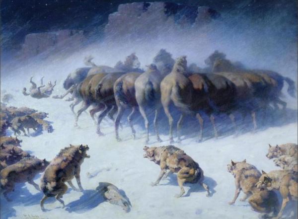 The Struggle For Existence by William Robinson Leigh