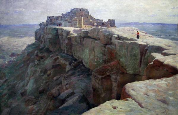 Walpi, Arizona, Hopi Reservation by William Robinson Leigh