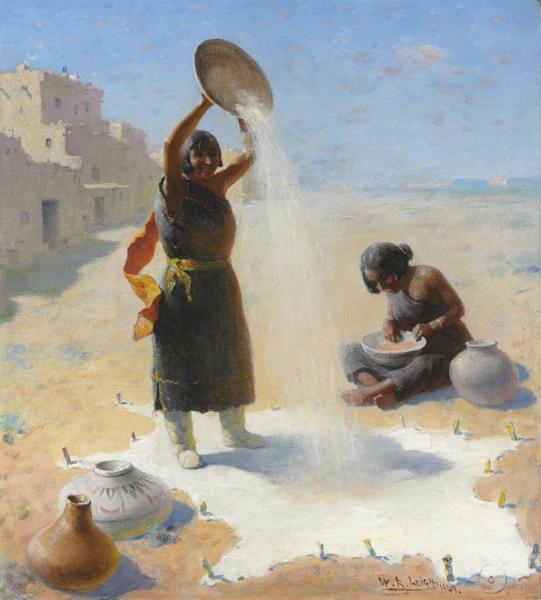 Winnowing Grain by William Robinson Leigh