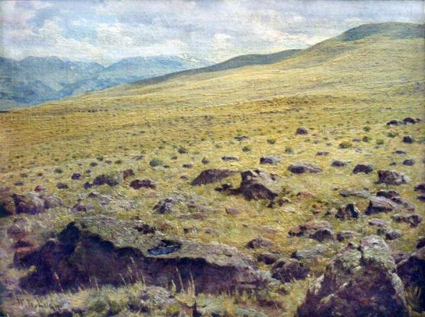 Wyoming Landscape by William Robinson Leigh Oil Painting Reproductions