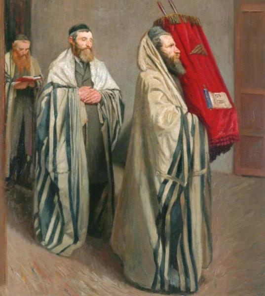 Carrying The Law by William Rothenstein
