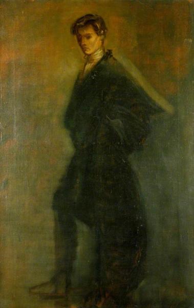 Edward Gordon Craig As Hamlet by William Rothenstein Oil Painting Reproductions