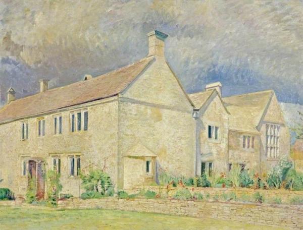 Iles Farm, Far Oakridge, Gloucestershire by William Rothenstein Oil Painting Reproductions