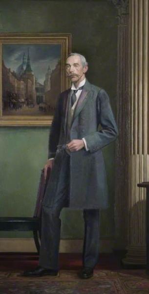 Lord Cullen Of Ashbourne, Governor Of The Bank Of England by William Rothenstein