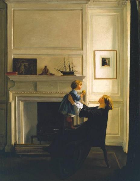 Mother And Child by William Rothenstein