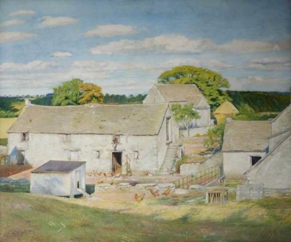 Oakridge Farm, Late Summer by William Rothenstein