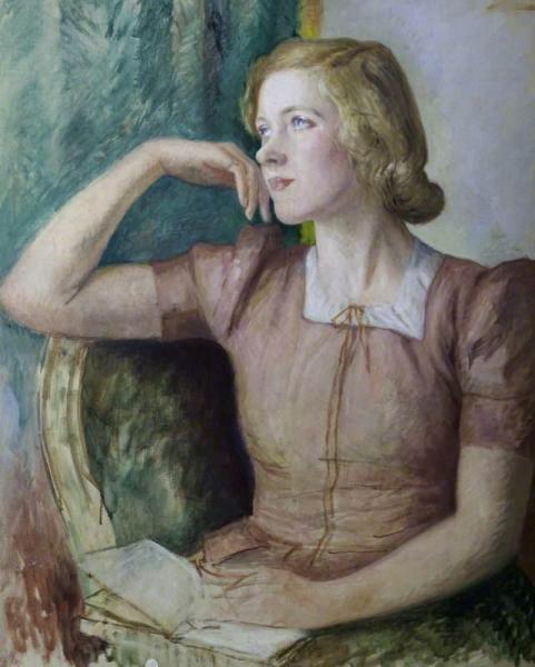 The Honourable Alice Caroline Helen Buchan, Lady Ramsay-fairfax-lucy by William Rothenstein