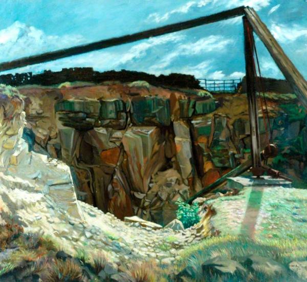 The Old Quarry, Hawksworth by William Rothenstein