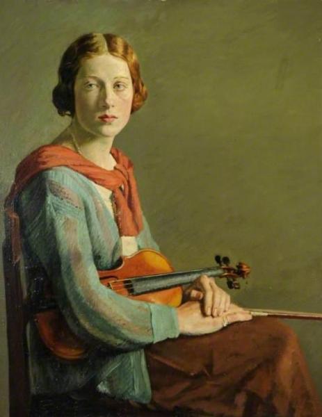 William Rothenstein The Violinist