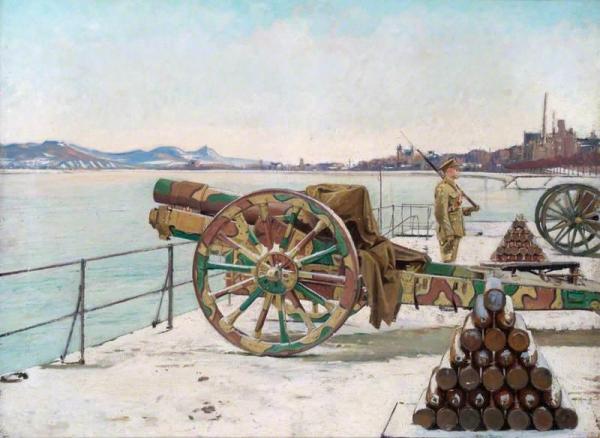 The Watch On The Rhine by William Rothenstein