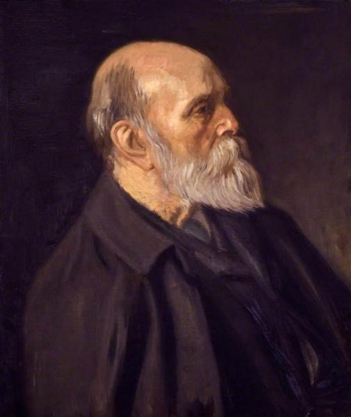 William Michael Rossetti by William Rothenstein