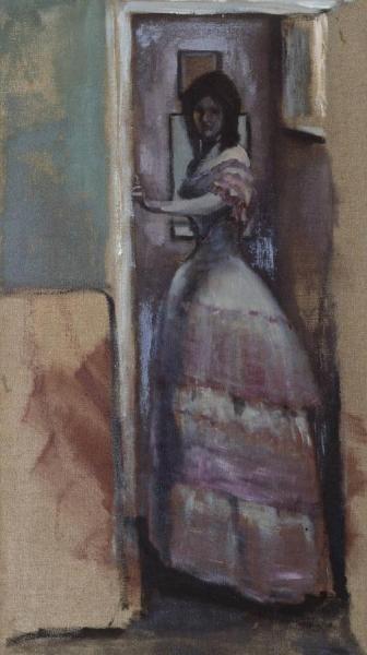 Woman Standing In Doorway by William Rothenstein