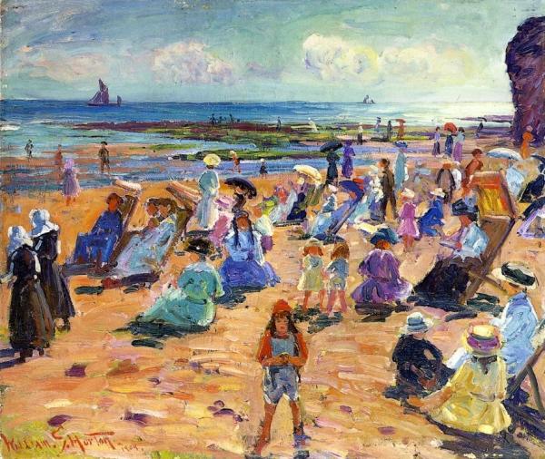 Beach Scene by William Samuel Horton