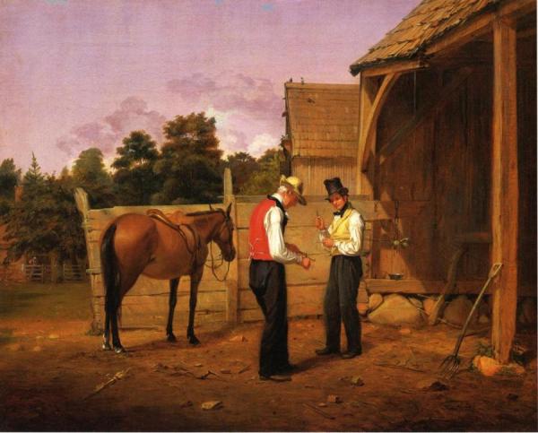 Barganing For A Horse by William Sidney Mount