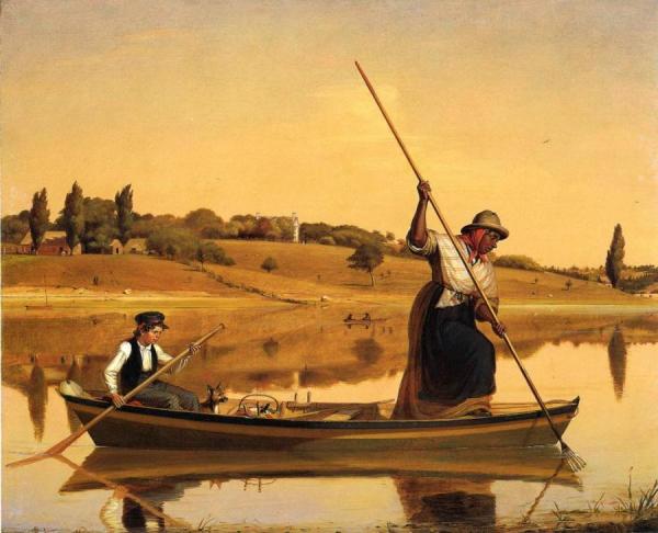 Eel Spearing At Setauket by William Sidney Mount